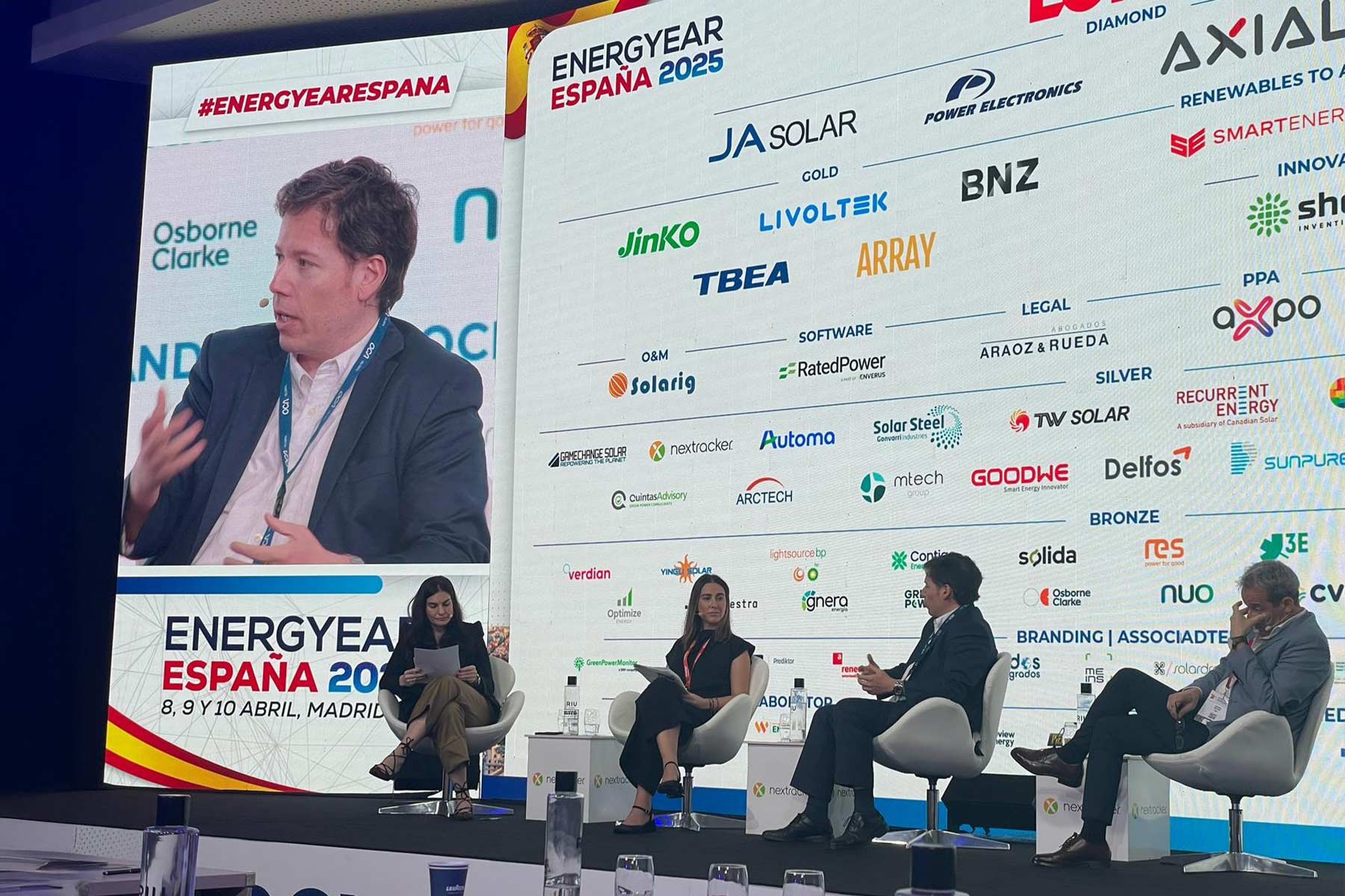 OCA Global aporta su visión sobre el futuro del almacenamiento energético en Energyear España 2025